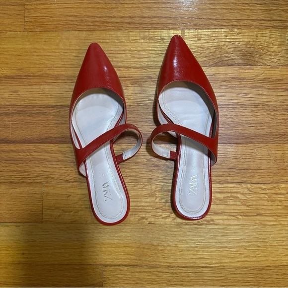 Zara Women's Red Mules size 35 - Picture 2 of 8